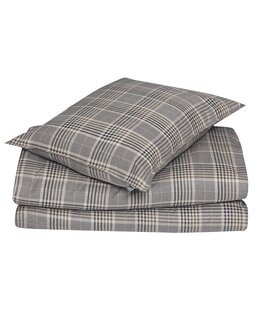 Sengetøysett 2-deler Harald rutete Beige