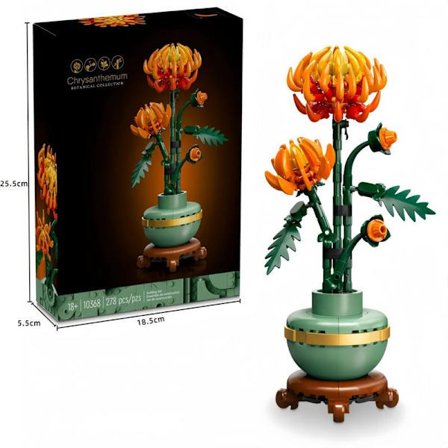 Lollanda Botanicals Smuk Pink Buket Byggesæt, Inkluderer Blomsterornamenter, en Naturlig Gave