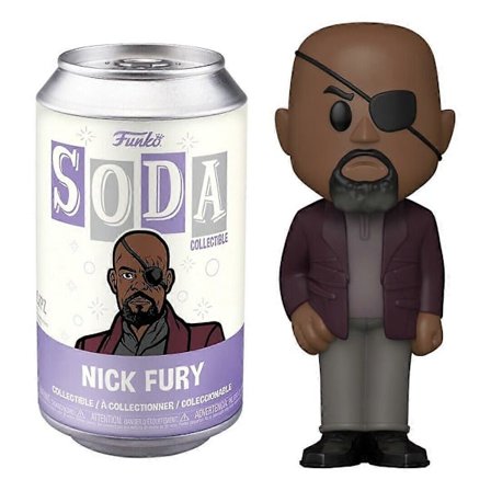 Nick Fury The Marvels Vinyl Soda Figur