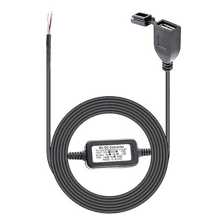Motorcykelstyre Strömförsörjningsuttag För Telefon 12-24v Usb