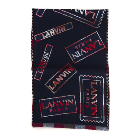 Lanvin Scarf , Blauw , Heren , Maat: ONE Size Sjaals