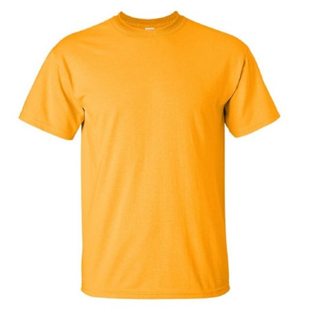 Gildan Ultra Cotton T-shirt med kort ärm för män, 2XL, guld