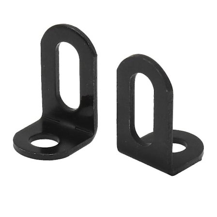 15 stk justerbar hjørnebrakettstøtte L-formet hjørnebrakett hjørnekode møbelhylle