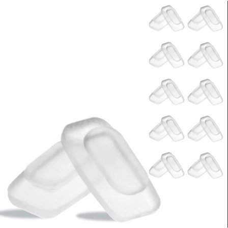 Glastillbehör solglasögon silikon Extra mjuka snap-on ögonbryn