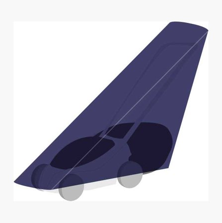 Skyddsöverdrag för gräsklippare - Large