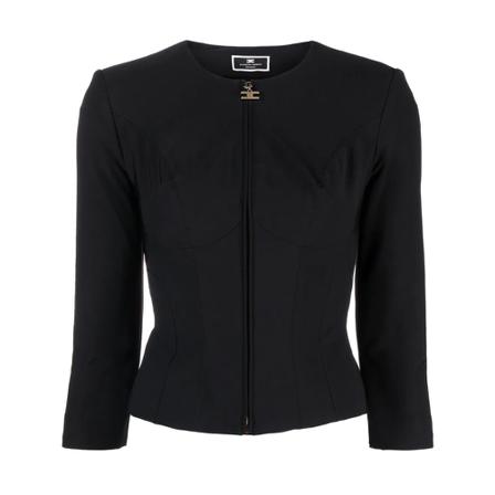 Elisabetta Franchi Formal Blazers Sort, Dame