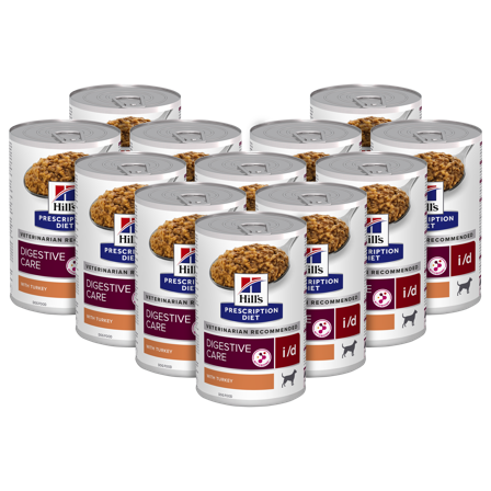 Hill's Prescription Diet Dog - i/d Digestive Care kalkun hermetikk - våtfôr til hund 360 g x 12 - Hund - Hundefôr & hundemat - Veterinærfôr for hund -