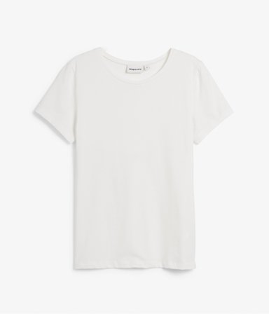 Kappahl | Basetopp med kort arm | Offwhite