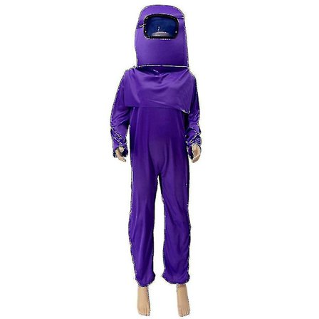 Among Us Kostymer Barnkalas Fancy Dress Set-a Purple