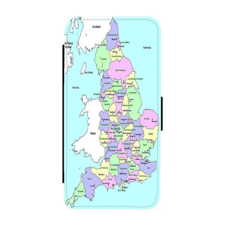 Karta över Storbritannien iPhone 17 Flip Mobilfodral