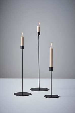 Jotex - Lysestage, 3-pak Sort - ELSY - Køb Lysestager hos Jotex