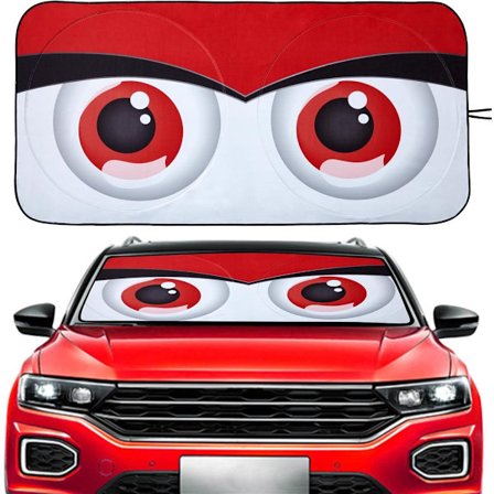 Solskydd Bil Solskydd Bil Vindruta - Skydd av bilens interiör - Ett intressant solskydd för vindrutan - 150x70CM