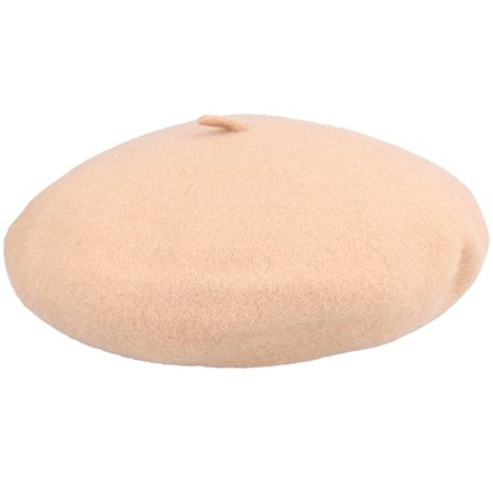 Jaxon & James - Beige beret Hatt - Wool Fashion Camel Beret @ Hatstore