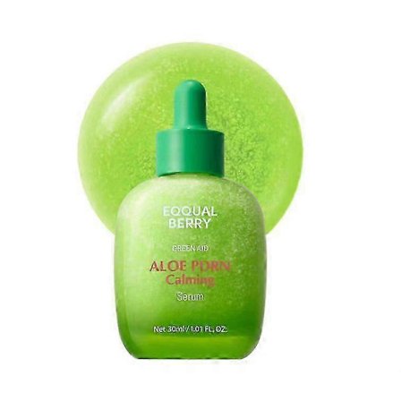 1-5x EQQUALBERRY Aloe PDRN Beroligende Serum med Naturlige Planteekstrakter til Daglig Pleje af Sensitiv Hud