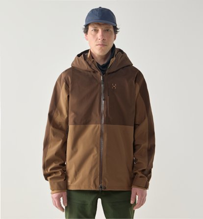 Haglöfs Front Proof II Jacket Men Woodland Brown/Teak Brown - HerreL