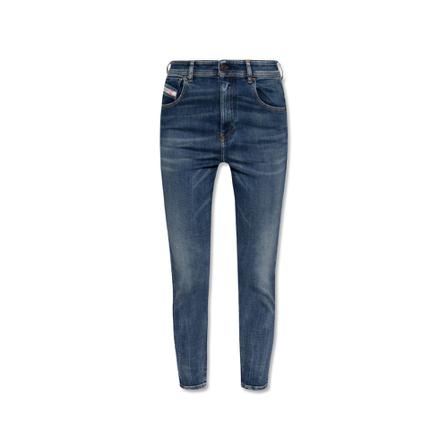Diesel 1984 Slandy High super skinny jeans Blå, Dame, Størrelse: W28 L30