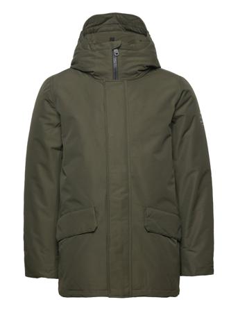 Palm Jacket Man Vuorillinen Takki Topattu Takki Khaki Green ECOALF