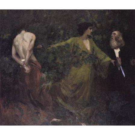 Abraham's Sacrifice, Károly Ferenczy Brun