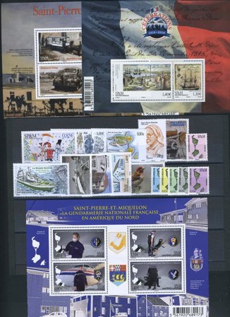 St. Pierre & Miquelon - Årgang 2016 - Postfrisk
