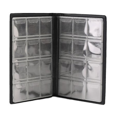 Minimalistisk stil Mindemøntsamling Volumen Etui Opbevaringsbog Tom Møntmappe Holder 120 Mønter Drop Shipping