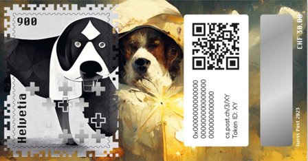 Schweiz - Milo - Kryptofrimærke