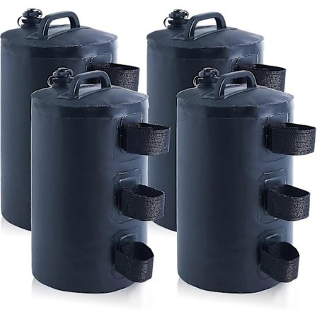 Vandvægtposer, Benvægte til Pop Up Pavillon 4 stk./pakke Sort Banmo