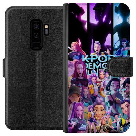 Yhteensopiva Lompakkokotelo Samsung Galaxy S9+ KPop Demon Hunters anime tyyli tumma suunnittelu