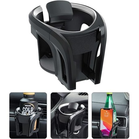 Bilkopholder montering, 2 i 1 justerbar smart telefon montering beslag