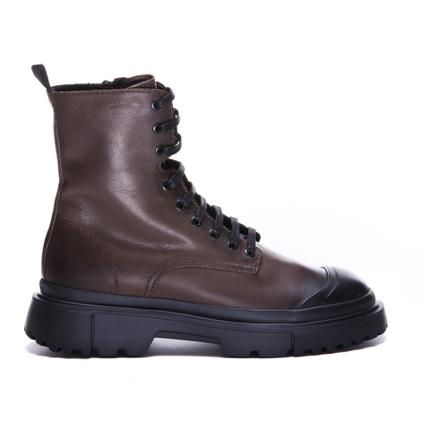 Hogan, Lace-up Boots Brązowy, Mężczyzna, Rozmiar: 43 EU
