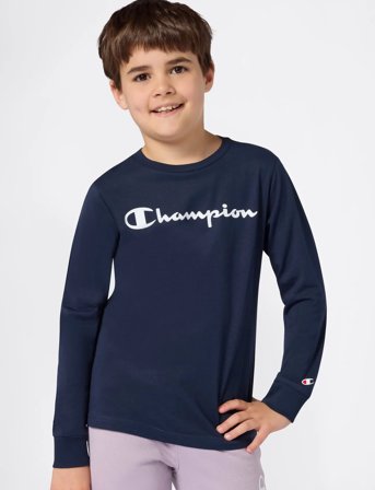 Champion Ls Shirt - Black - 150-155