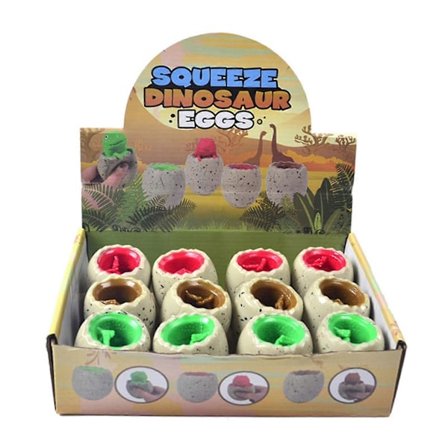 Søt Stressavlastende Leke med Dinosaur Egg Form Myk Lett Avspenningsleke Gaver til Voksne Barn