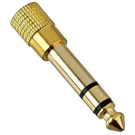 Fornnerg 1/8 3.5mm Hunn til 6.5mm 1/4 Hann Hodetelefon Jack Adapter Plugg Stereo Audio Banmo