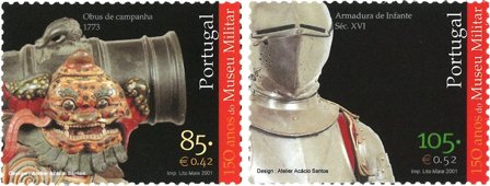Portugal - Militærmuseum - Postfrisk sæt 2v