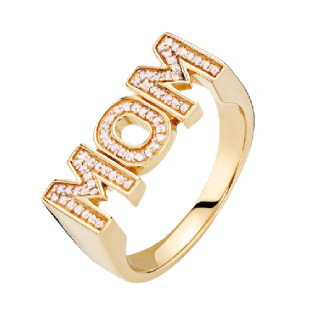 Maria Black Mom Rose Ring Ringar Dam Guld 54