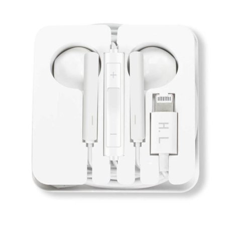 Hörlurar - Apple - Lightning - In-ear - Handsfree-kit - Integrerad fjärrkontroll