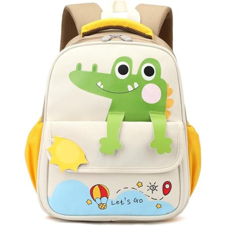 Dinosaur Rygsæk, Sød Rygsæk til Småbørn til Drenge og Piger - Letvægts Børnehaverygsæk til Førskole og Dagpleje (2-5 år, Vandafvisende)