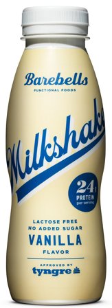 Barebells Protein Milkshake Vanilla 330 ml, Sport & Velvære, Protein & Energi, Proteindrikke