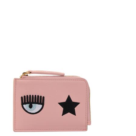 Chiara Ferragni Collection Pung Pink, Dame Punge og Kortholder, Størrelse: ONE Size