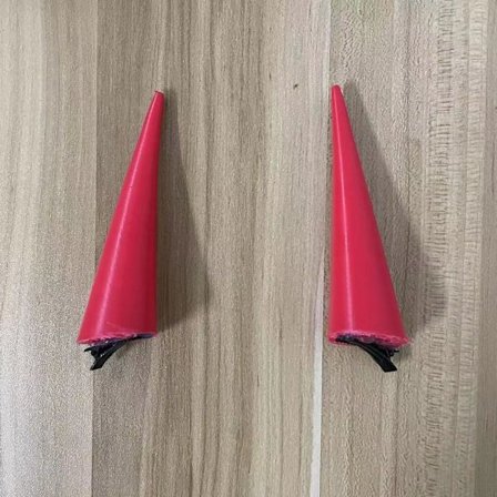 Syntetiske hårparykker RØD