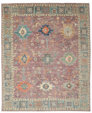 Dywan Orientalny Usak Design 241X302 Brunatny/Ciemnoczerwony (Wełna, Afganistan)