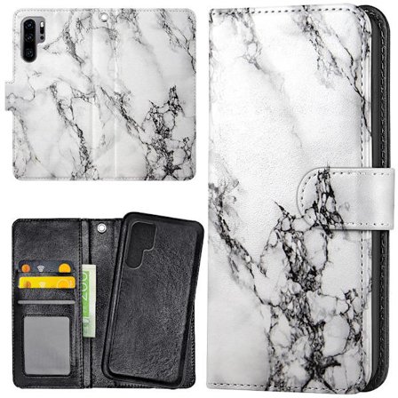 Huawei P30 Pro - Plånboksfodral/Skal Marmor