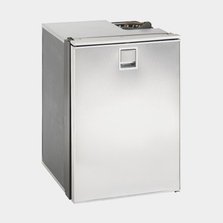 Kylskåp med kompressor Isotherm Cruise CR130 Elegance, 12V / 24V, dörr, 130 liter (varav 8 liter frysfack), silver frontpanel