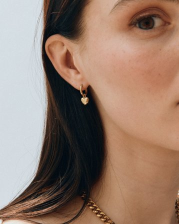 Edblad Barley Hoops Gold Doré Bijoux Fille - Kids Brand Store