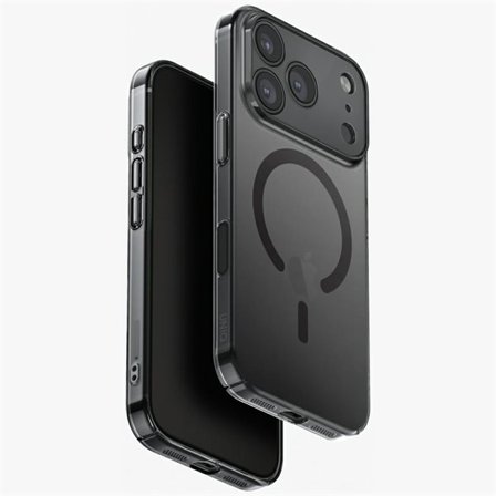 Uniq Airsuit Magclick -latauskotelo iPhone 17 Pro:lle - musta