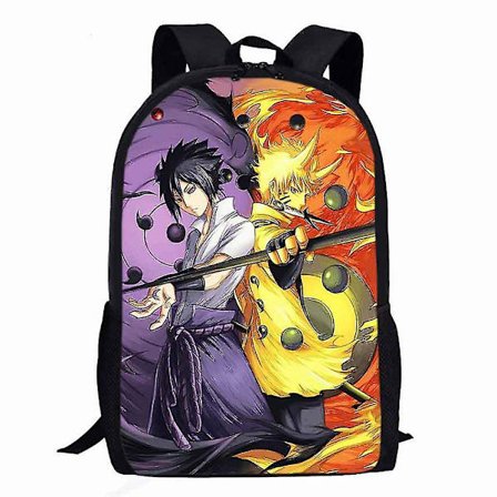 Naruto Ryggsekk Barn Gutter Jenter Bokveske Dagstursekk Barneskole Førskole Skolesekker