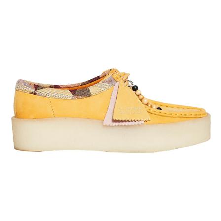 Clarks, Sarpa Wallabee CUP Żółty, Kobieta, Rozmiar: 36 EU
