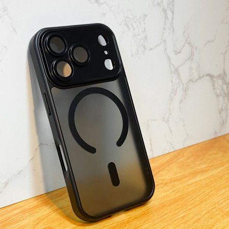 Luksuriøst oransje magnetisk trådløst ladedeksel kompatibelt med iPhone 17 Pro Max Air 16 15 14 13 12 11 Pro Max 17Pro 17Promax Matte