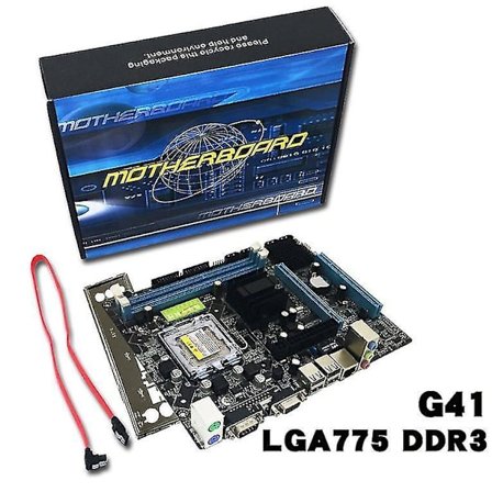 G41 Dator-Moderkort LGA 775 DDR3 CPU