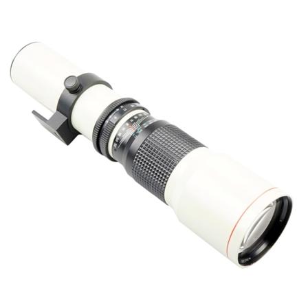 Tehokas F8-F32 500 mm manuaalinen teleobjektiivi metalliseoskameran tarvikkeet Helppo asennus valokuvausta varten