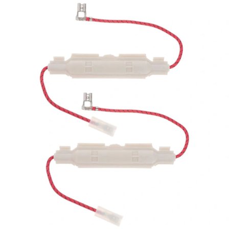 2 STK Mikrobølgesikker Sikring Mikrobølgeovn Høyspenningssikring Mikrobølgeovn Erstatningssikringsholder Hvit 5X1.5X1.5cm